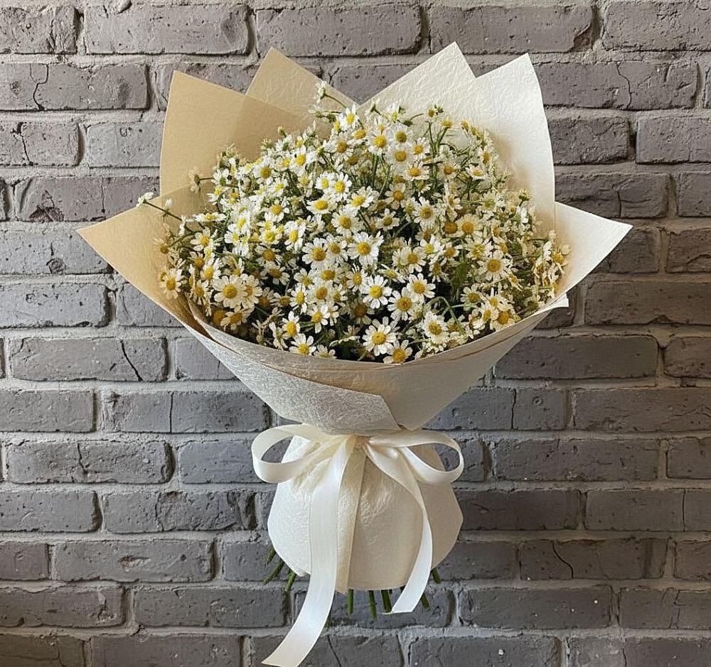 Букет цветов из: Ромашки в Новоселки