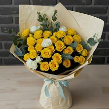 Букет цветов из:  Розы #REPLACE_PRED# Новоселки