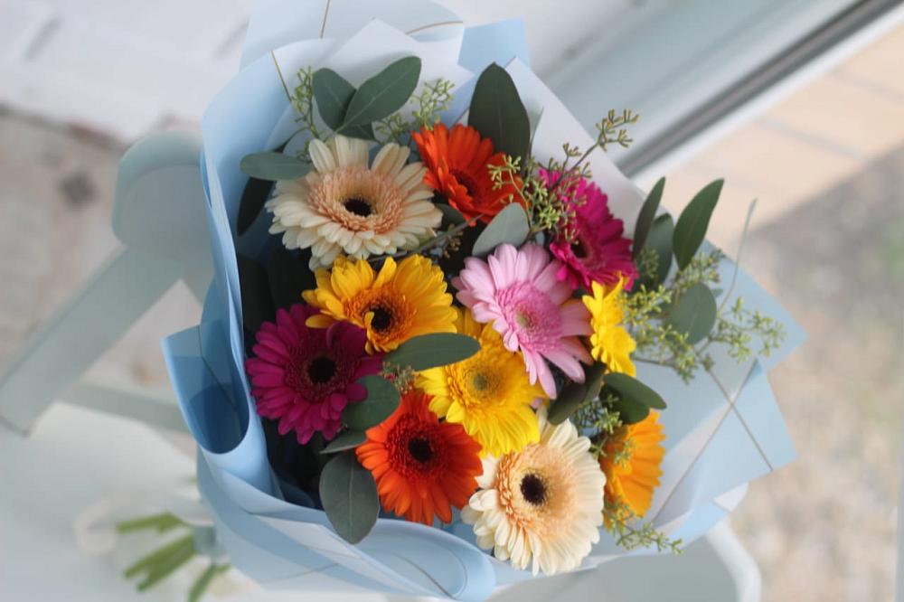 Букет цветов из: Герберы в Новоселки