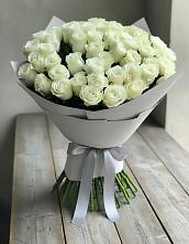 Букет 35 Белых роз в Новоселки
