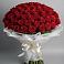 Букет 101 Красная роза Блэк Мэджик в Новоселки