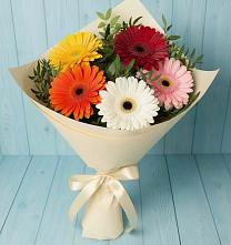 Букет цветов из:  Герберы в Новоселки