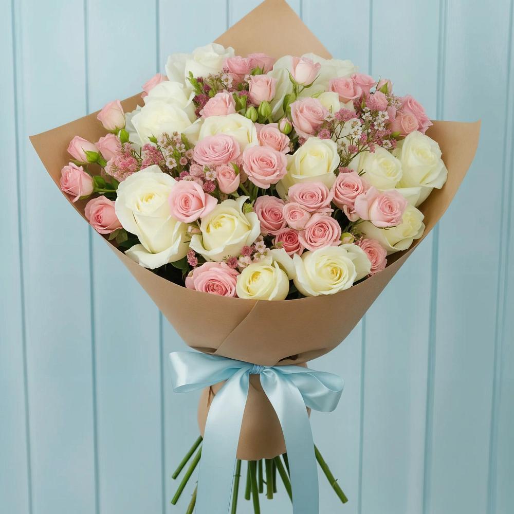 Букет цветов из: Розы в Новоселки