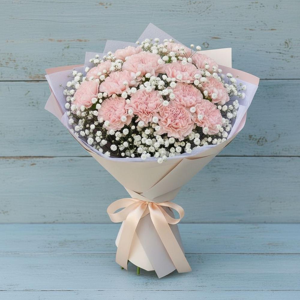 Букет цветов из: Гвоздики в Новоселки