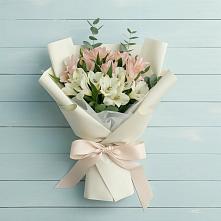 Букет цветов из:  Альстромерии в Новоселки