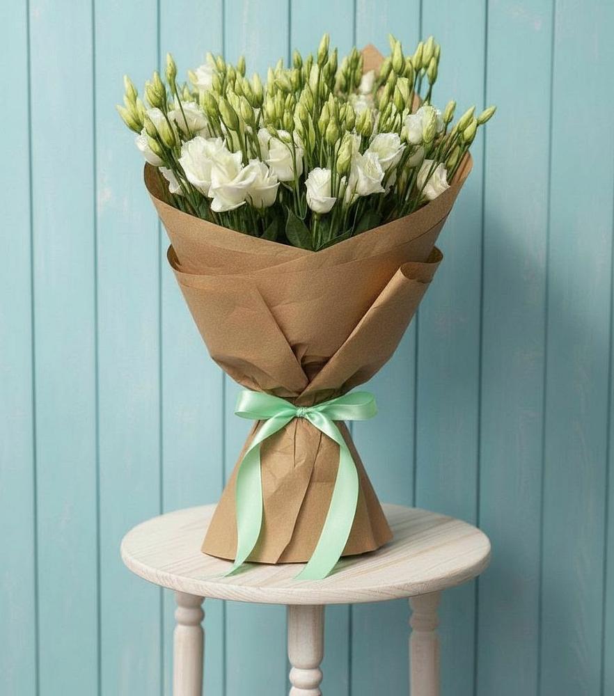 Букет цветов из: Лизиантусы в Новоселки