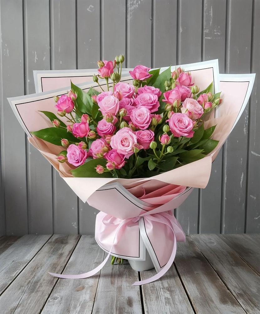 Букет Розовый кустик в Новоселки