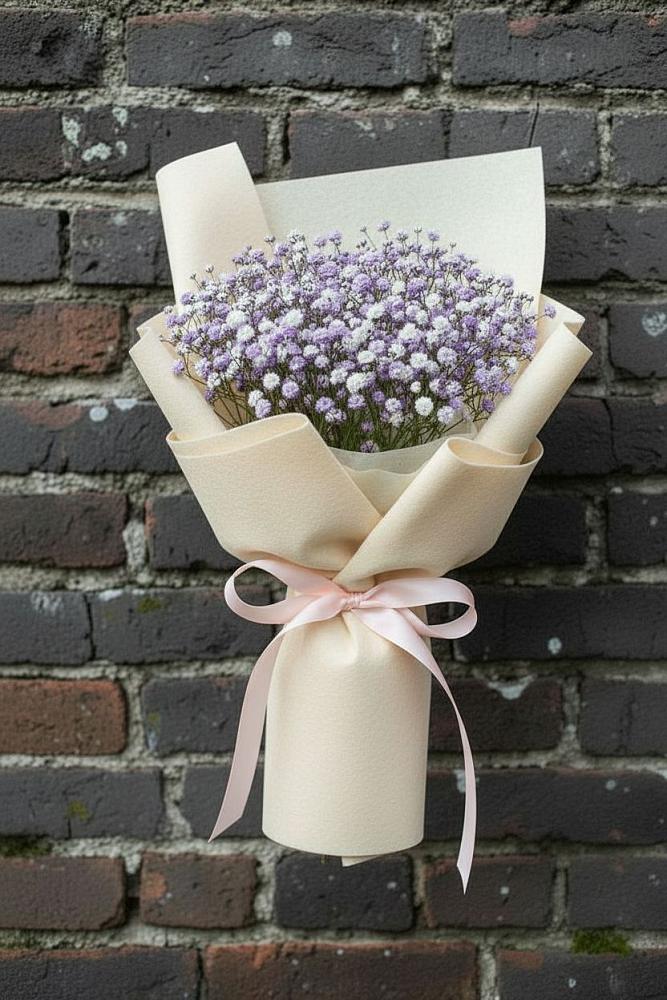 Букет цветов из: Гипсофила в Новоселки