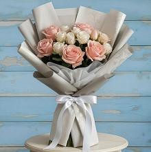 Букет цветов из:  Розы #REPLACE_PRED# Новоселки