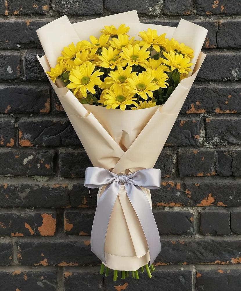 Букет цветов из: Хризантемы в Новоселки