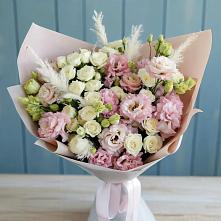 Букет цветов из:  Альстромерии и Розы в Новоселки